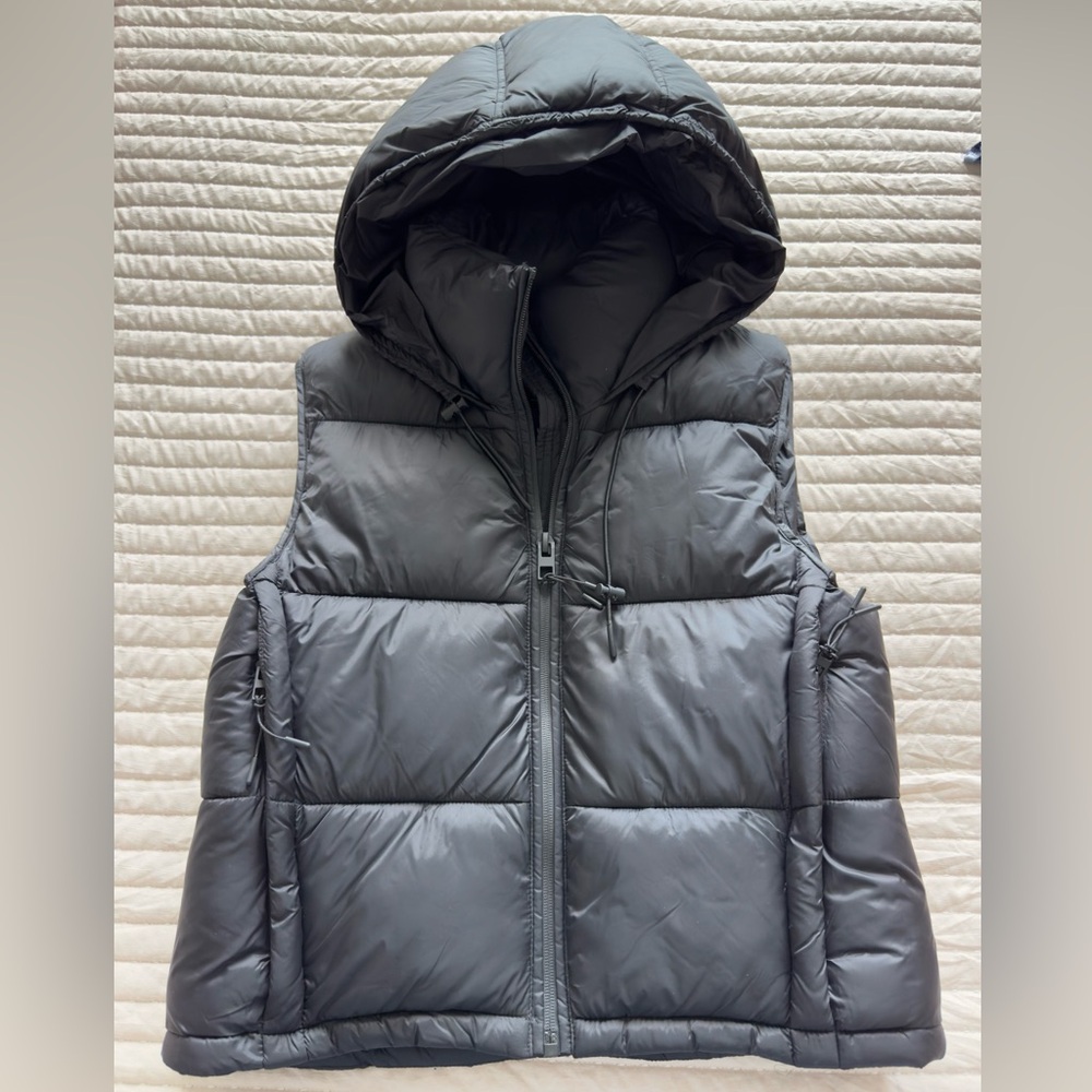 Zara Gray Puffer Vest